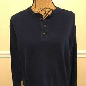 At Johns bay long sleeve blue top